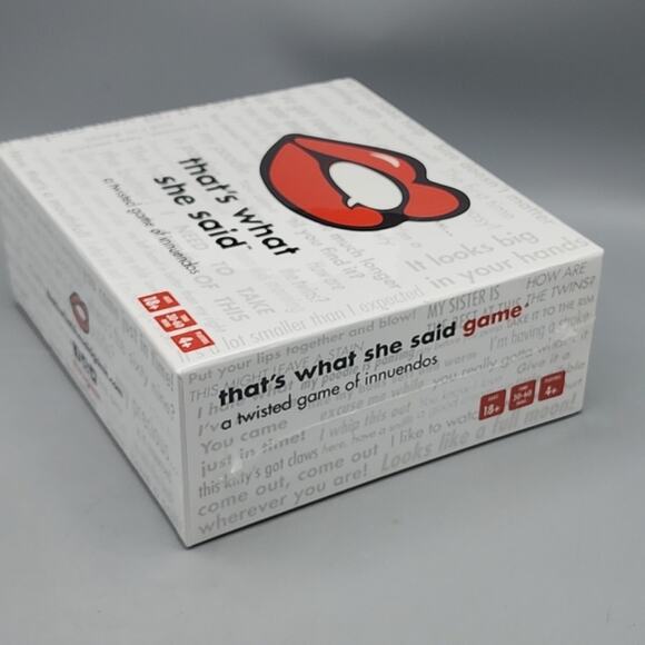 Party Game of Innuendos "Thats What She Said" Sealed Brand New Cards Bucks Hens - Picture 8 of 12